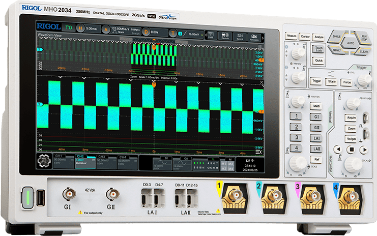 Rigol MHO2024 - High-Resolution Oscilloscope