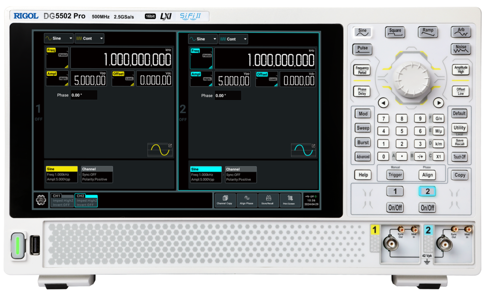 Rigol DG5502 Pro — Electro-Meters