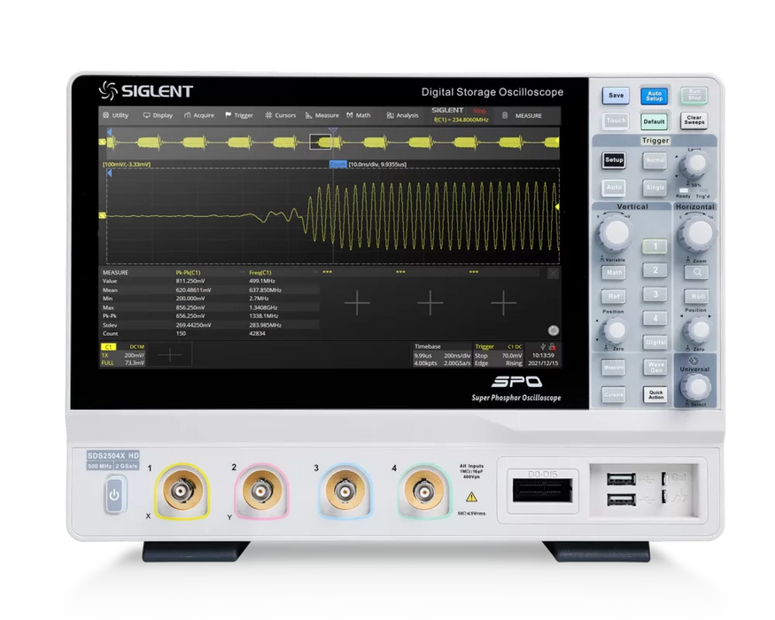 Siglent SDS2354X HD - 12 Bit 350MHz Digital Oscilloscope