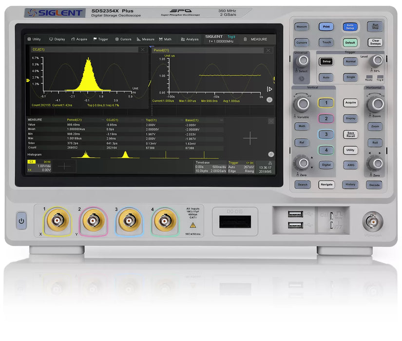 Siglent SDS2104X Plus avec SDS2XP-BND